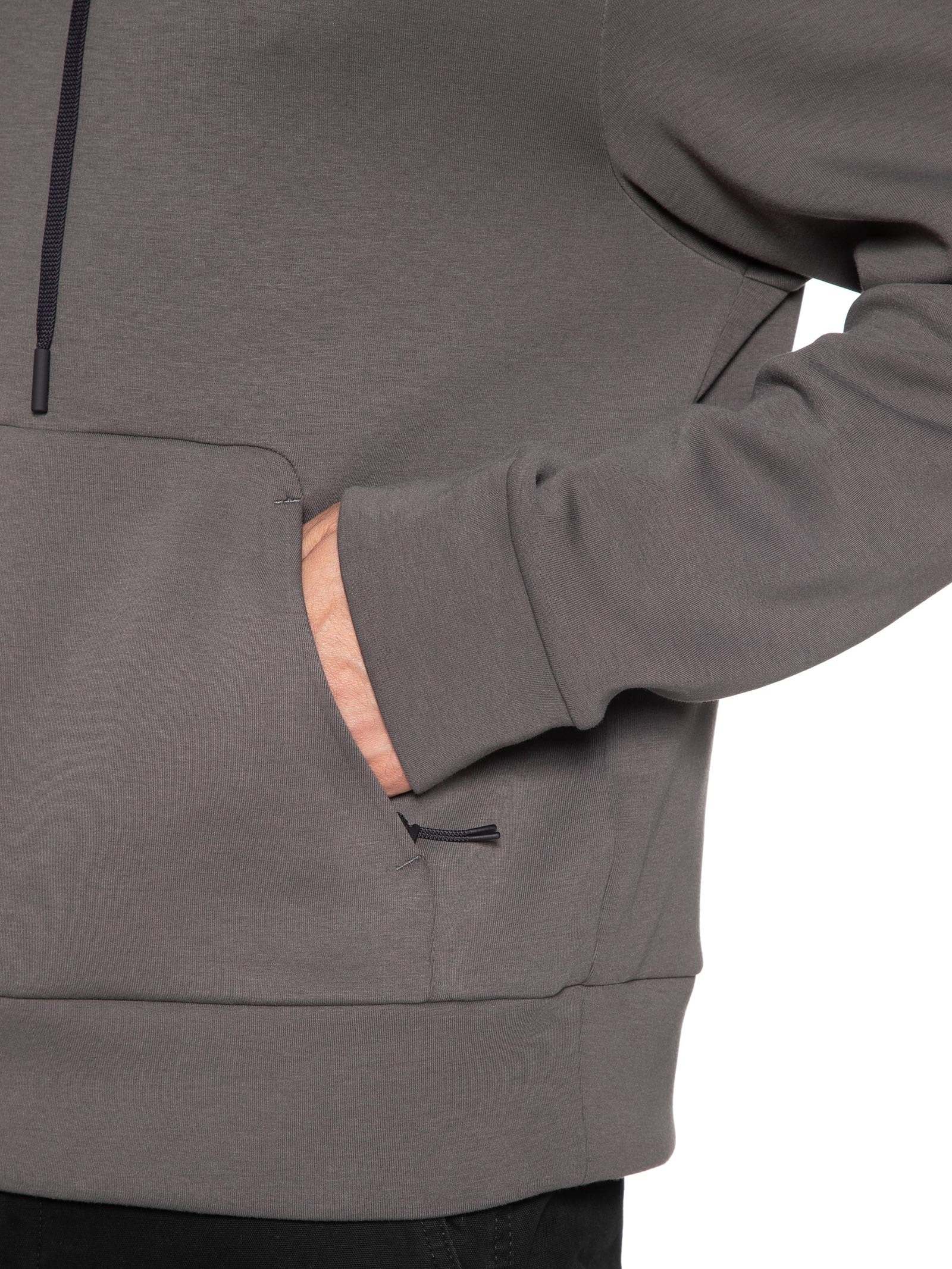 Moletom Masculino  Focus Tech Hoodie Cinza On Running