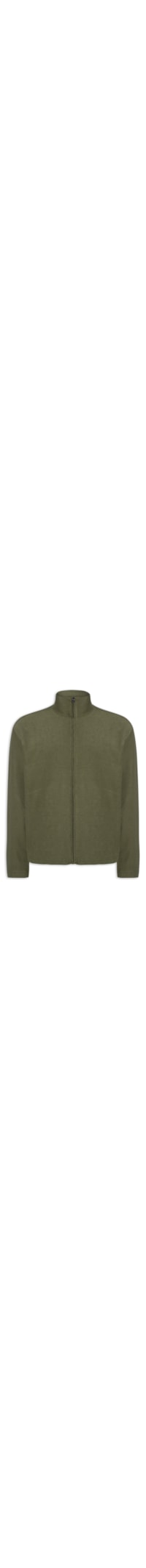 Moletom Masculino Full Zíper Canelado Trekking - Verde
