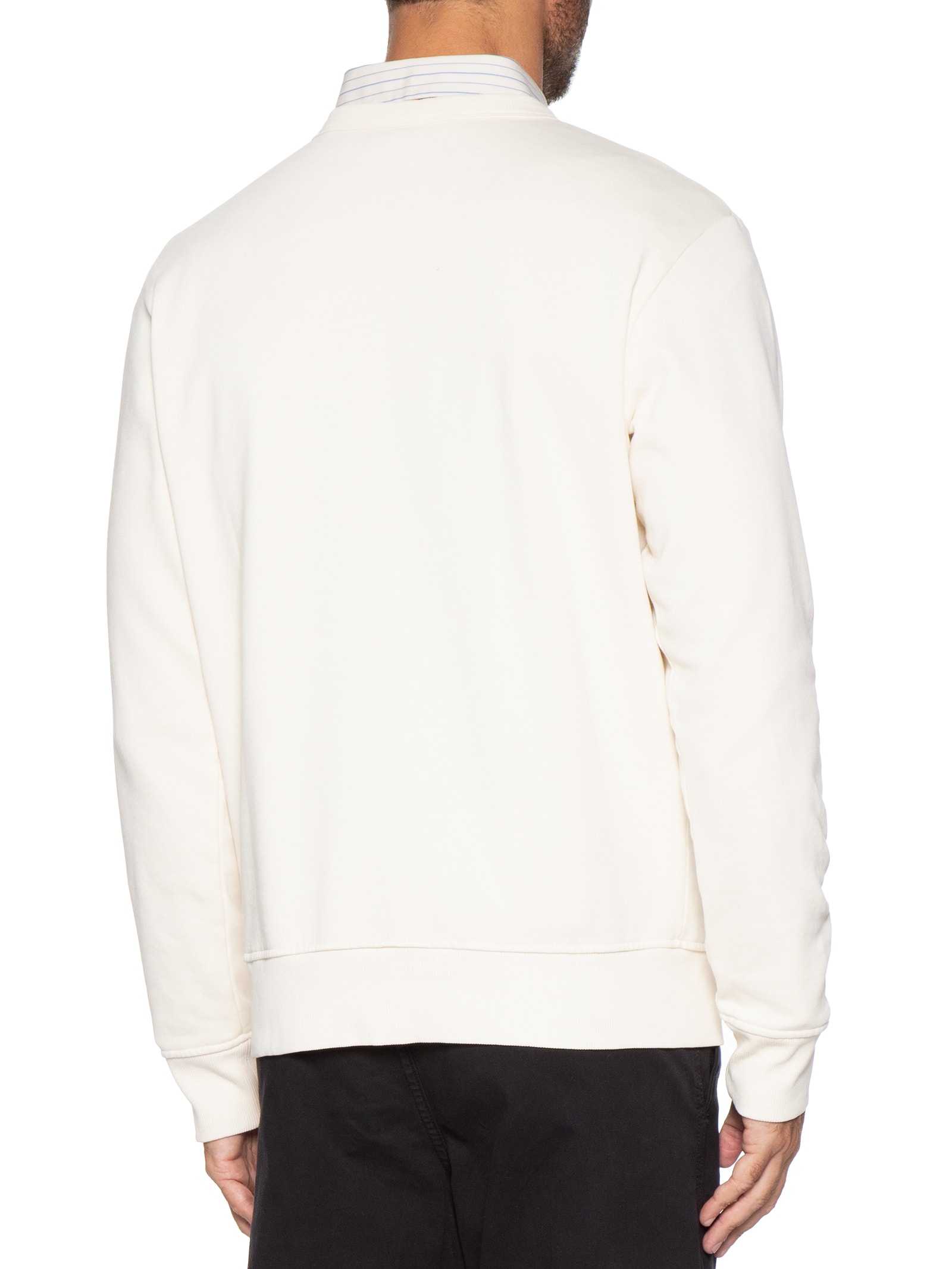 Moletom Masculino Gola Careca Estampa Logo Branco Jack & Jones