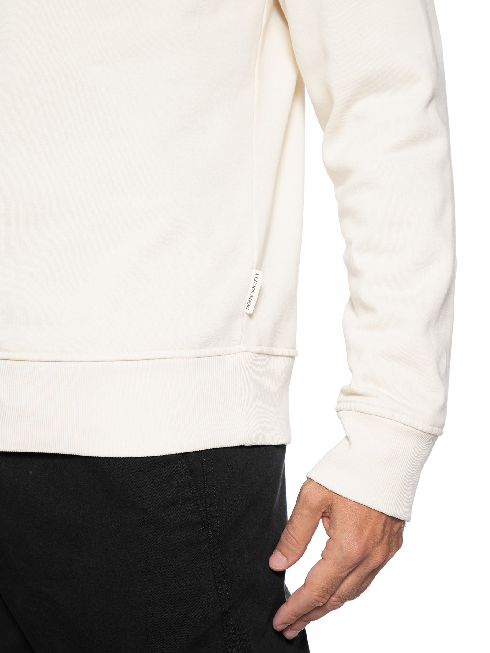 Moletom Masculino Gola Careca Estampa Logo Branco Jack & Jones