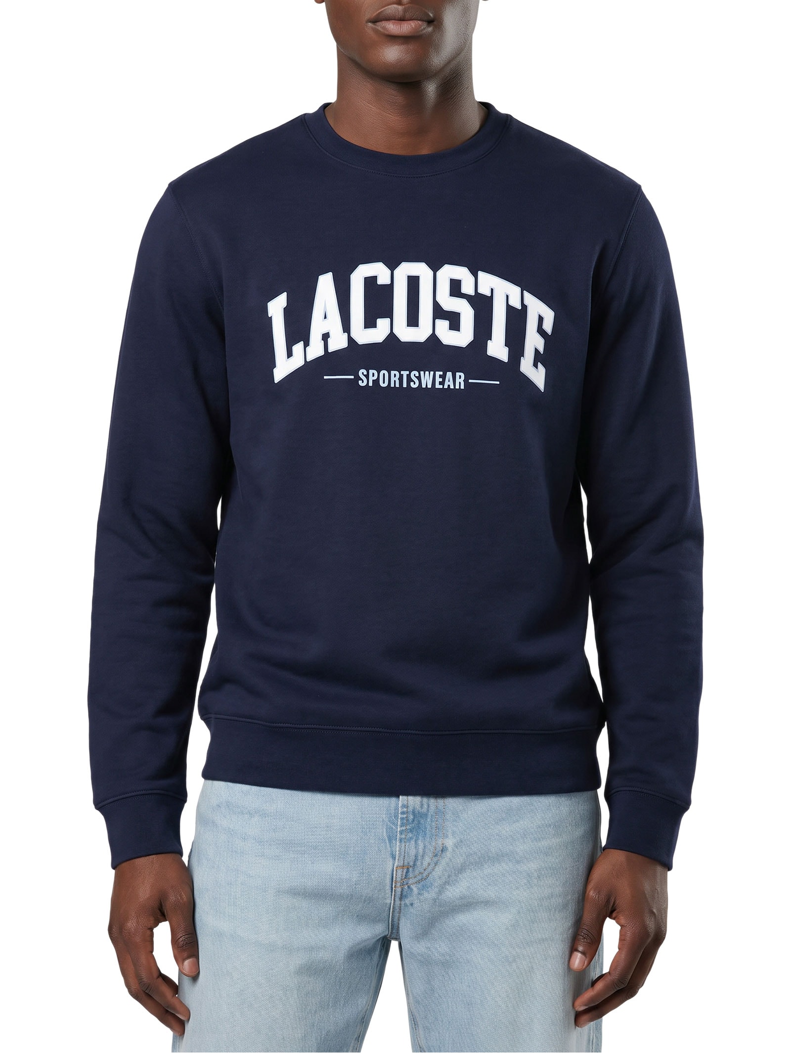 Moletom Masculino Gola Careca Sem Capuz – Azul Lacoste