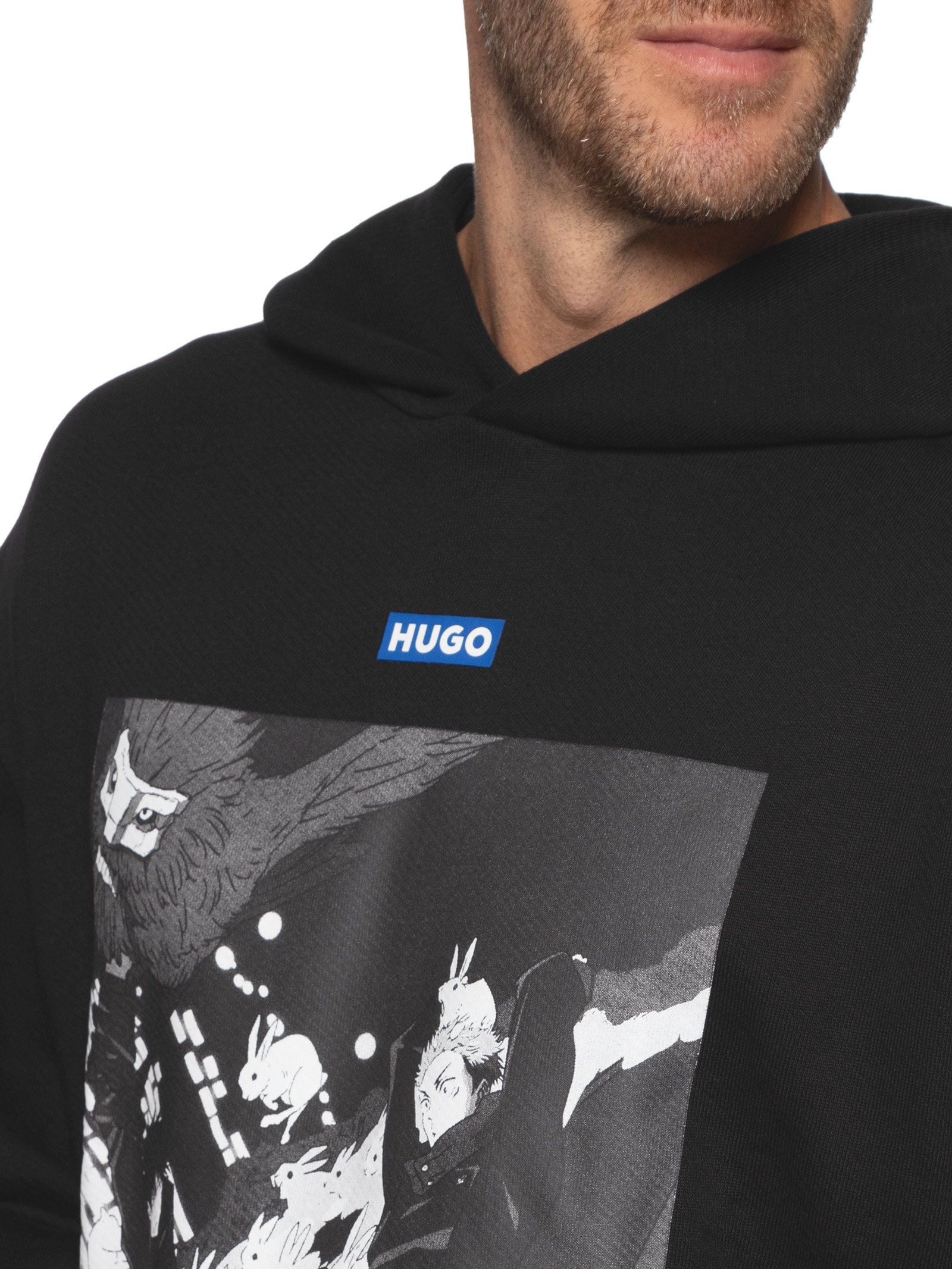 Moletom Masculino Jujutsu Kaisen Hooded Yuji Preto Hugo