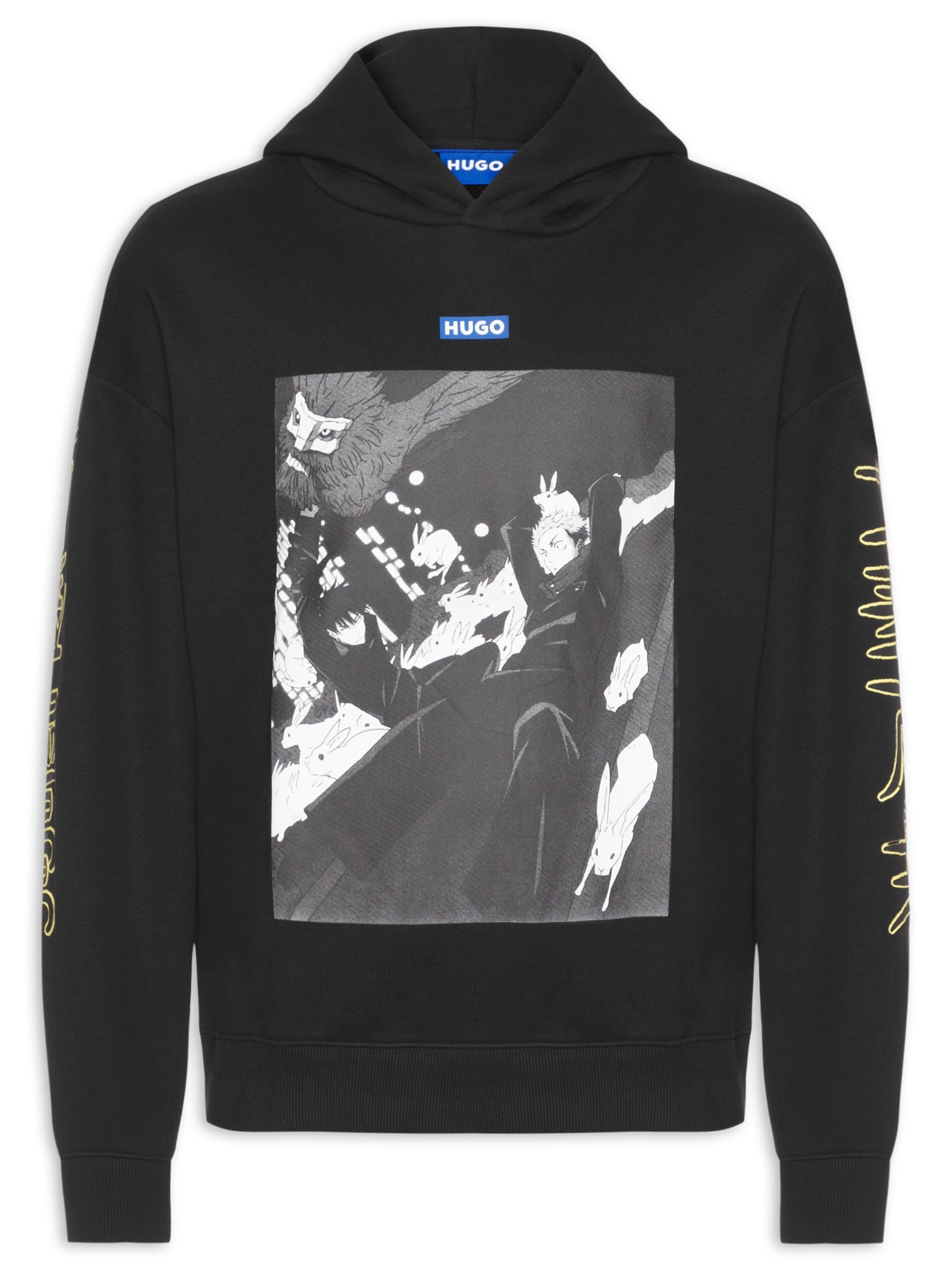 Moletom Masculino Jujutsu Kaisen Hooded Yuji Preto Hugo