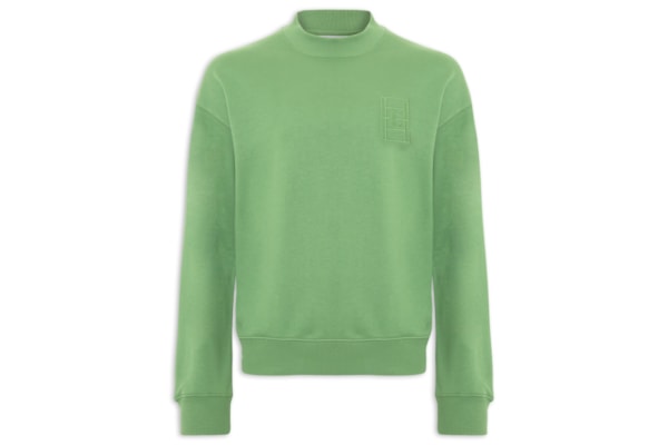 Moletom Masculino Loose Fit Quadra - Verde