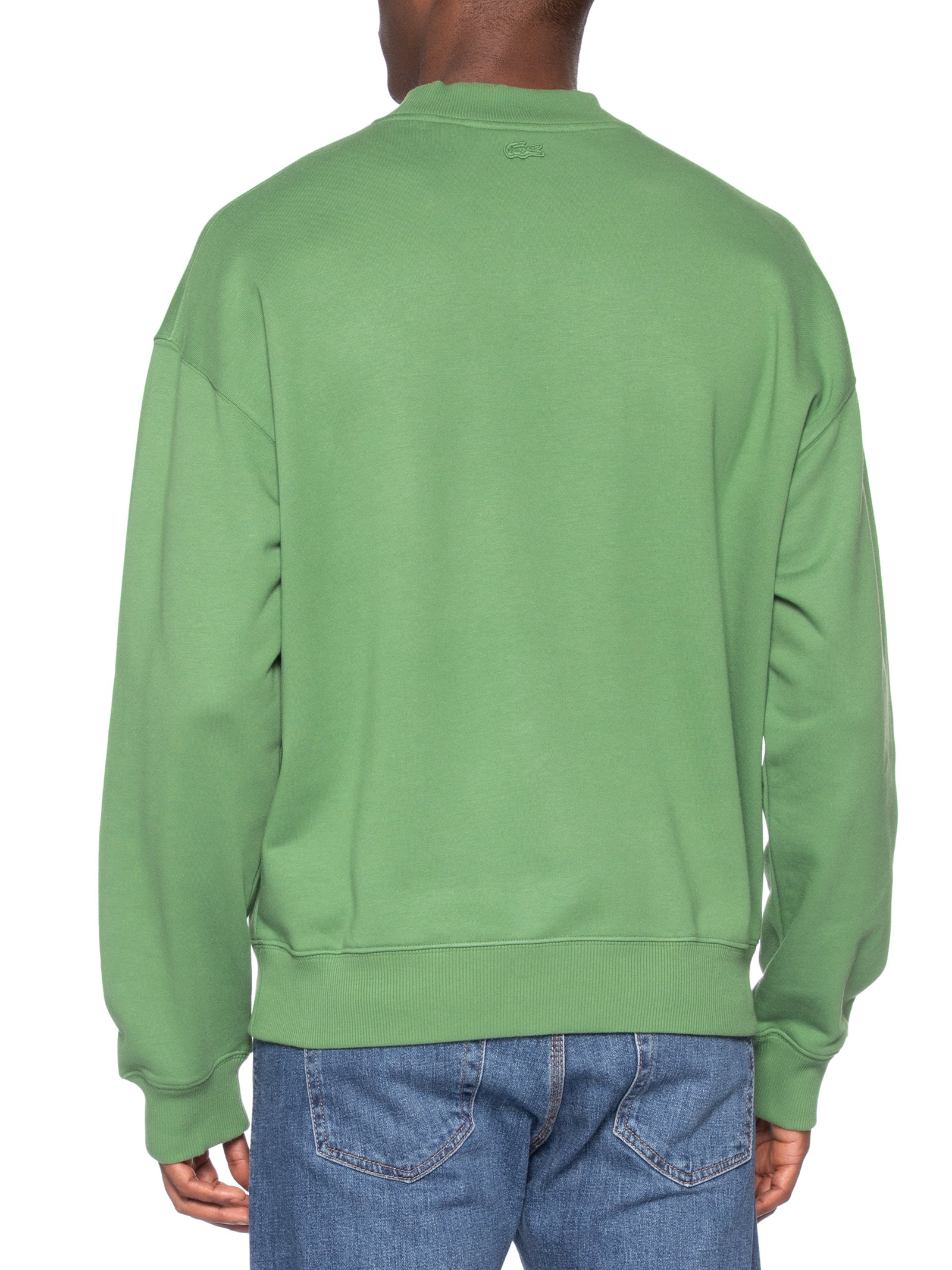 Moletom Masculino Loose Fit Quadra Verde Lacoste