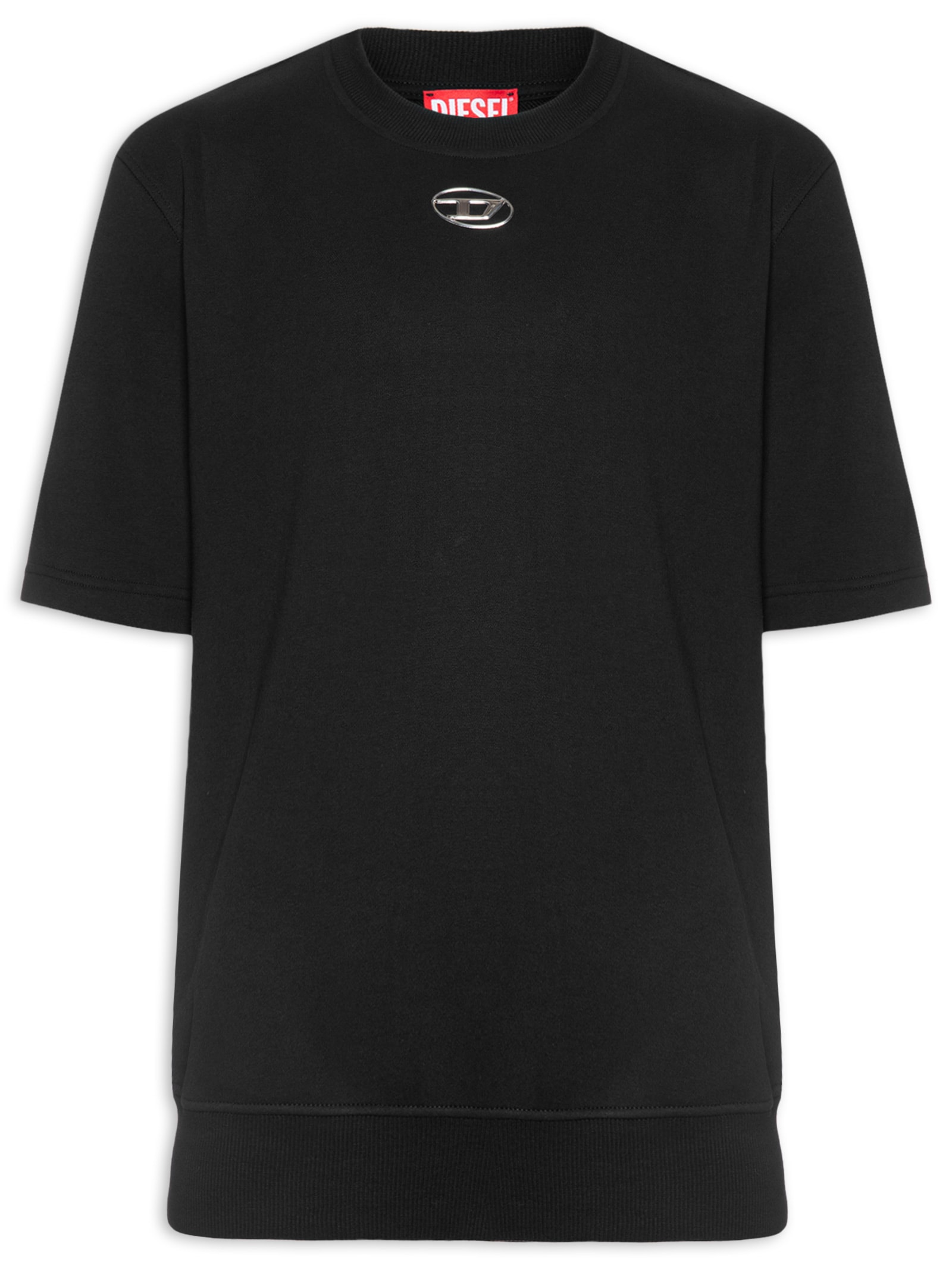 Moletom Masculino Manga Curta S-Cooling Preto Diesel