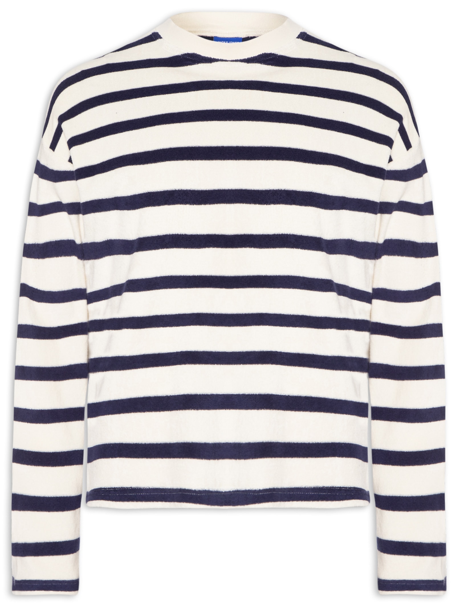 Moletom Masculino Oversized Cropped Fit Azul Jack & Jones