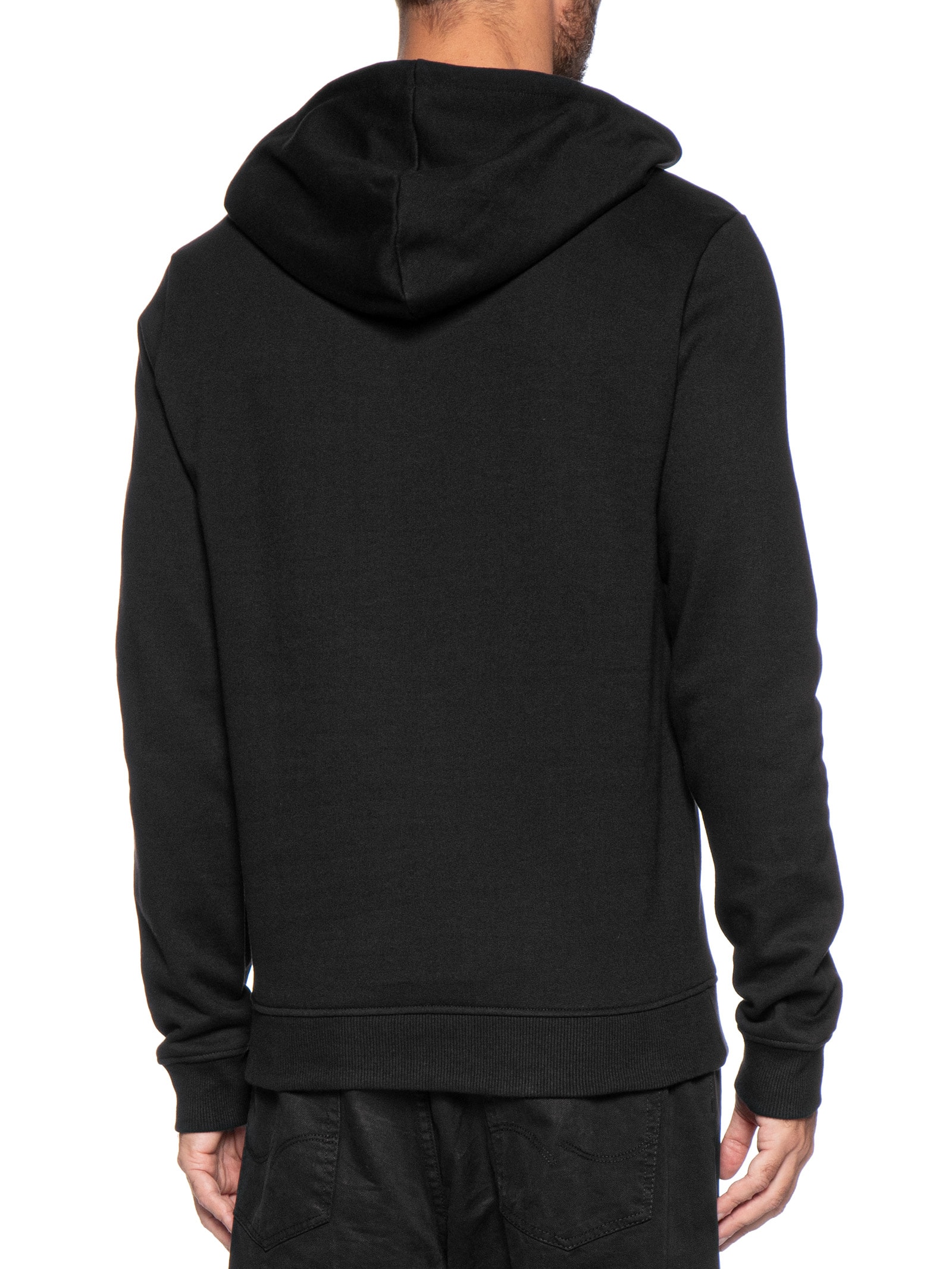 Moletom Masculino Regular Fit Bordado Com Capuz Preto Tommy Jeans