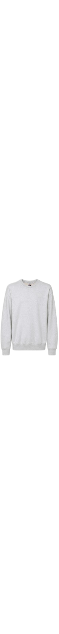 Moletom Masculino Relaxed Fit Authentic Crew-Neck - Cinza