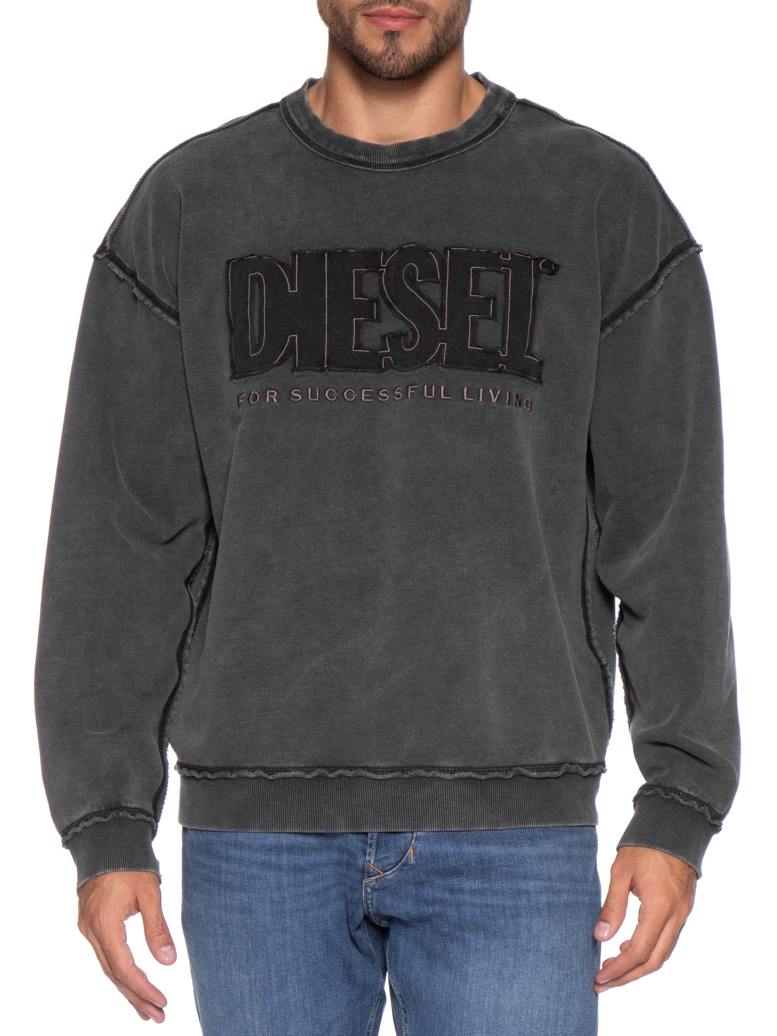 Moletom Masculino S-Boxt-Raw-V1 Preto Diesel