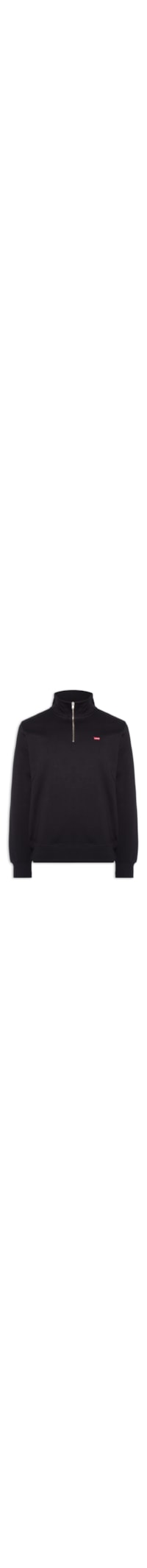 Moletom Masculino Standard Fit Original HM 1/4 Zip - Preto