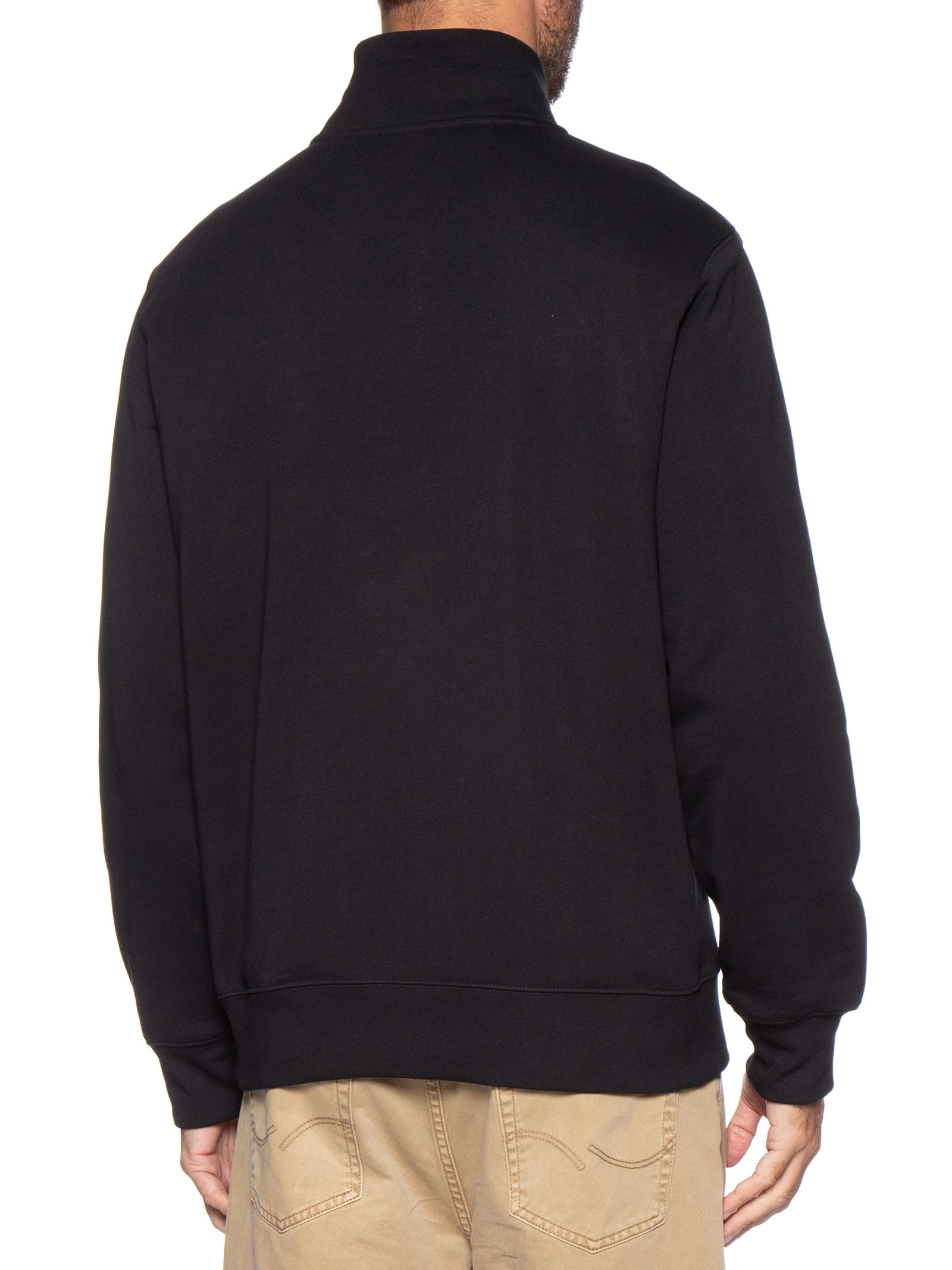 Moletom Masculino Standard Fit Original HM 1/4 Zip Preto Levi's