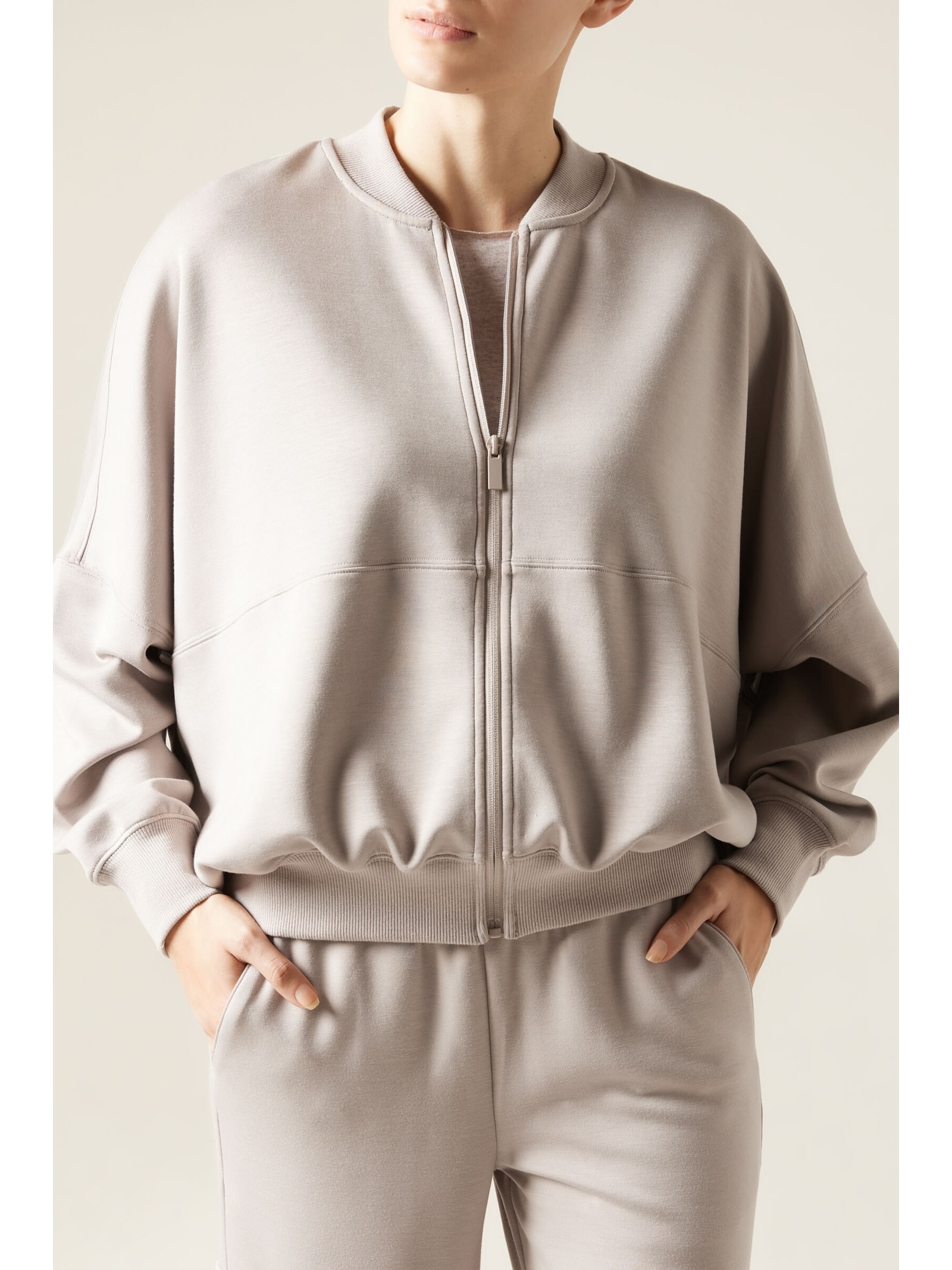 Moletom Sweatshirt Oversized Lux Lounge Cinza Calzedonia