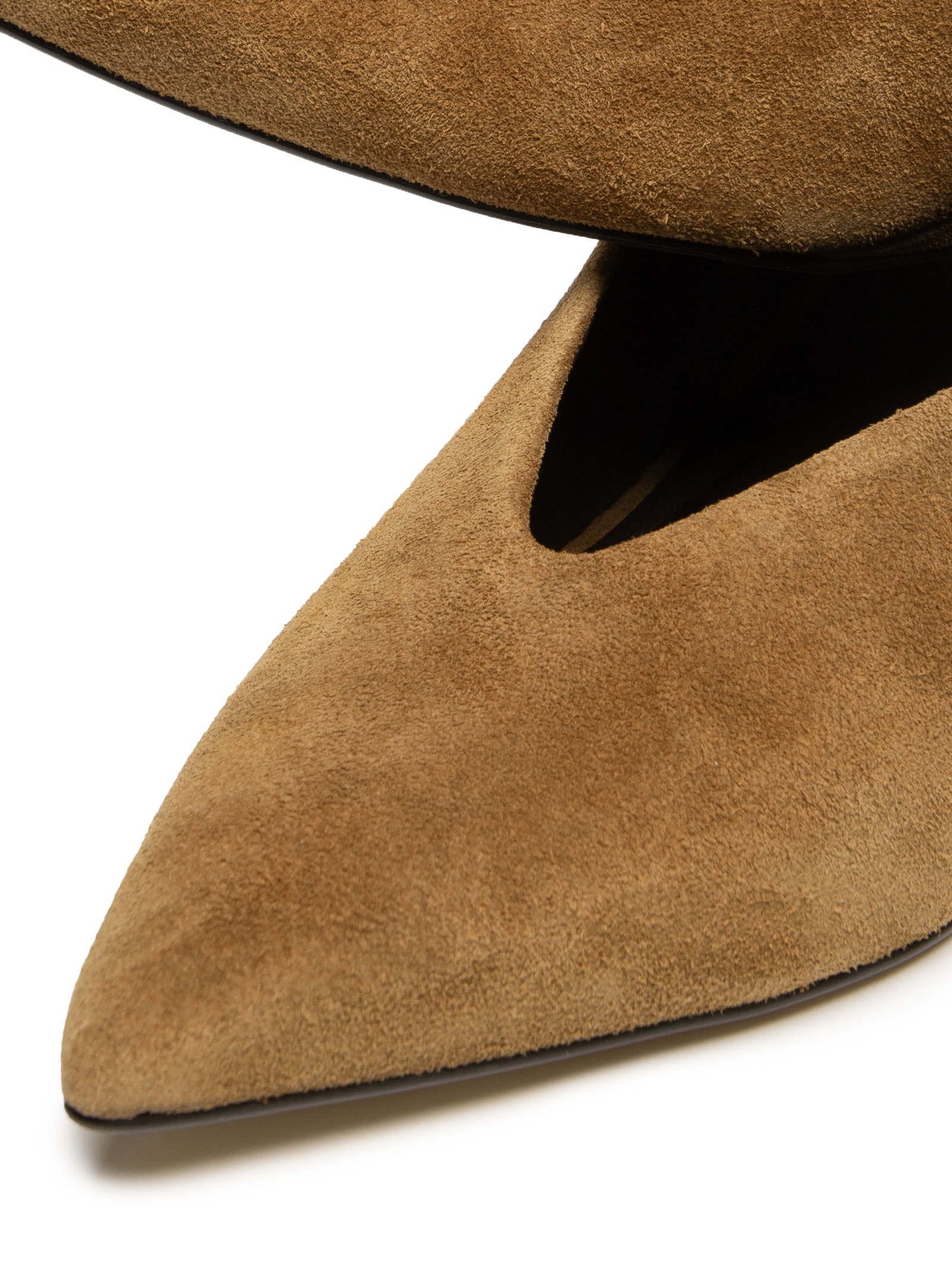 Mule Feminino Camurça Marrom Carrano
