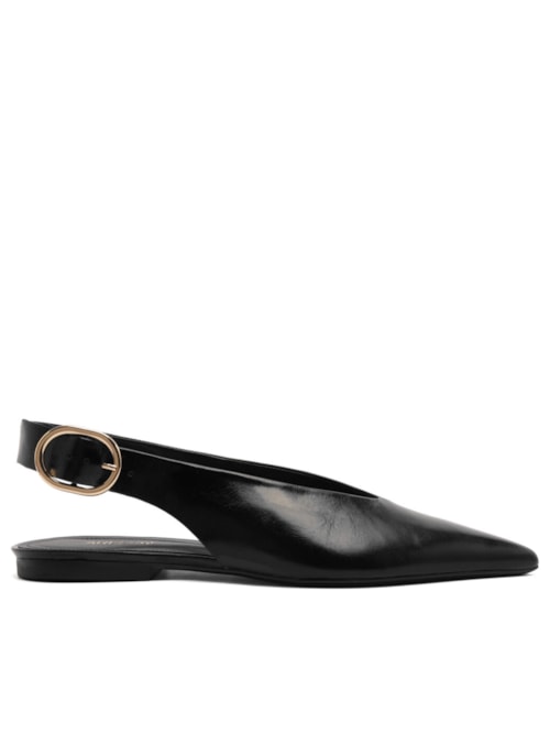 Mule feminino Caseina – Preto