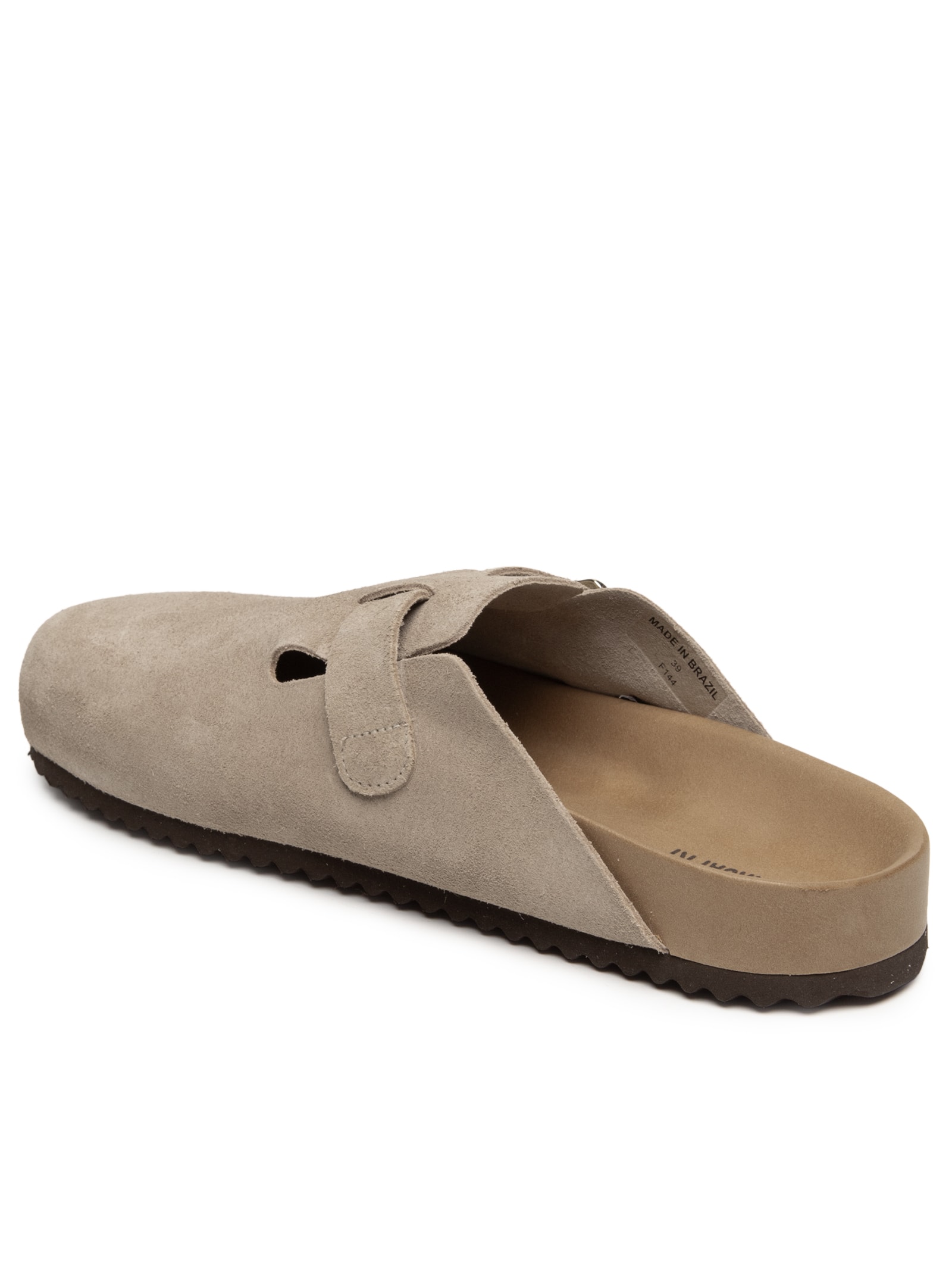 Mule Feminino Clog Acamurçada Marrom Anacapri