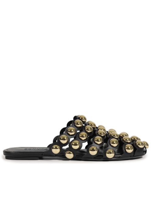 Mule Feminino Couro – Preto