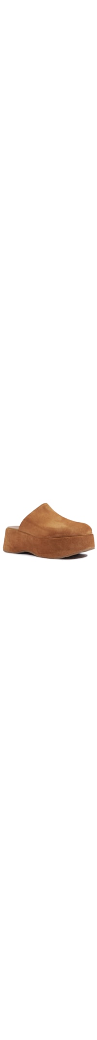 Mule Feminino Mia Suede - Marrom