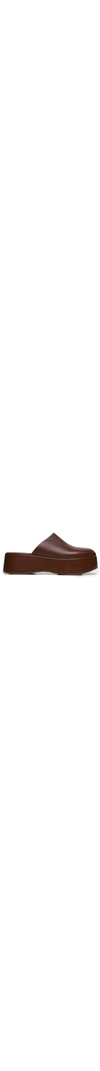 Mule Feminino Plataforma - Marrom