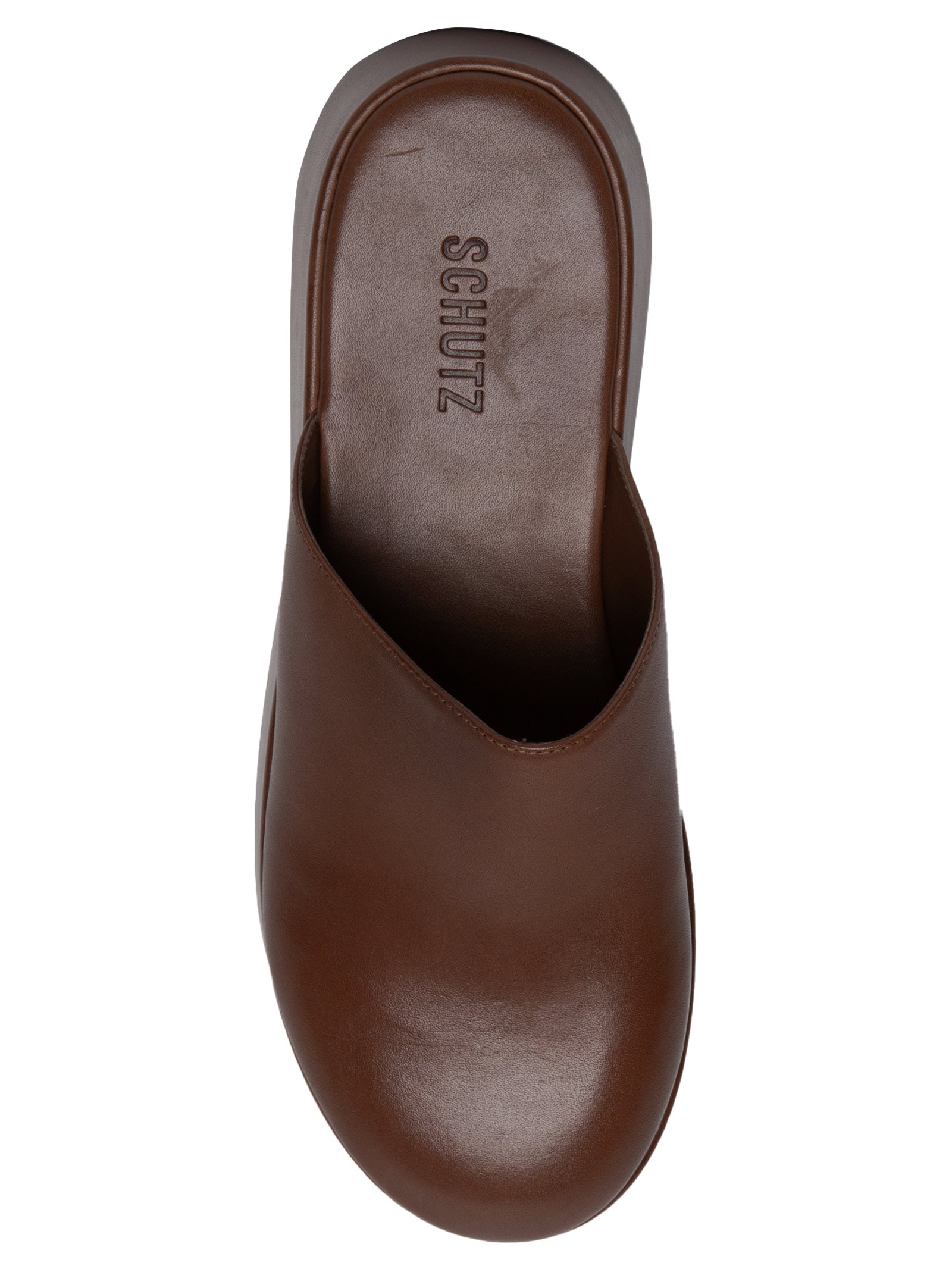 Mule Feminino Plataforma Marrom Schutz