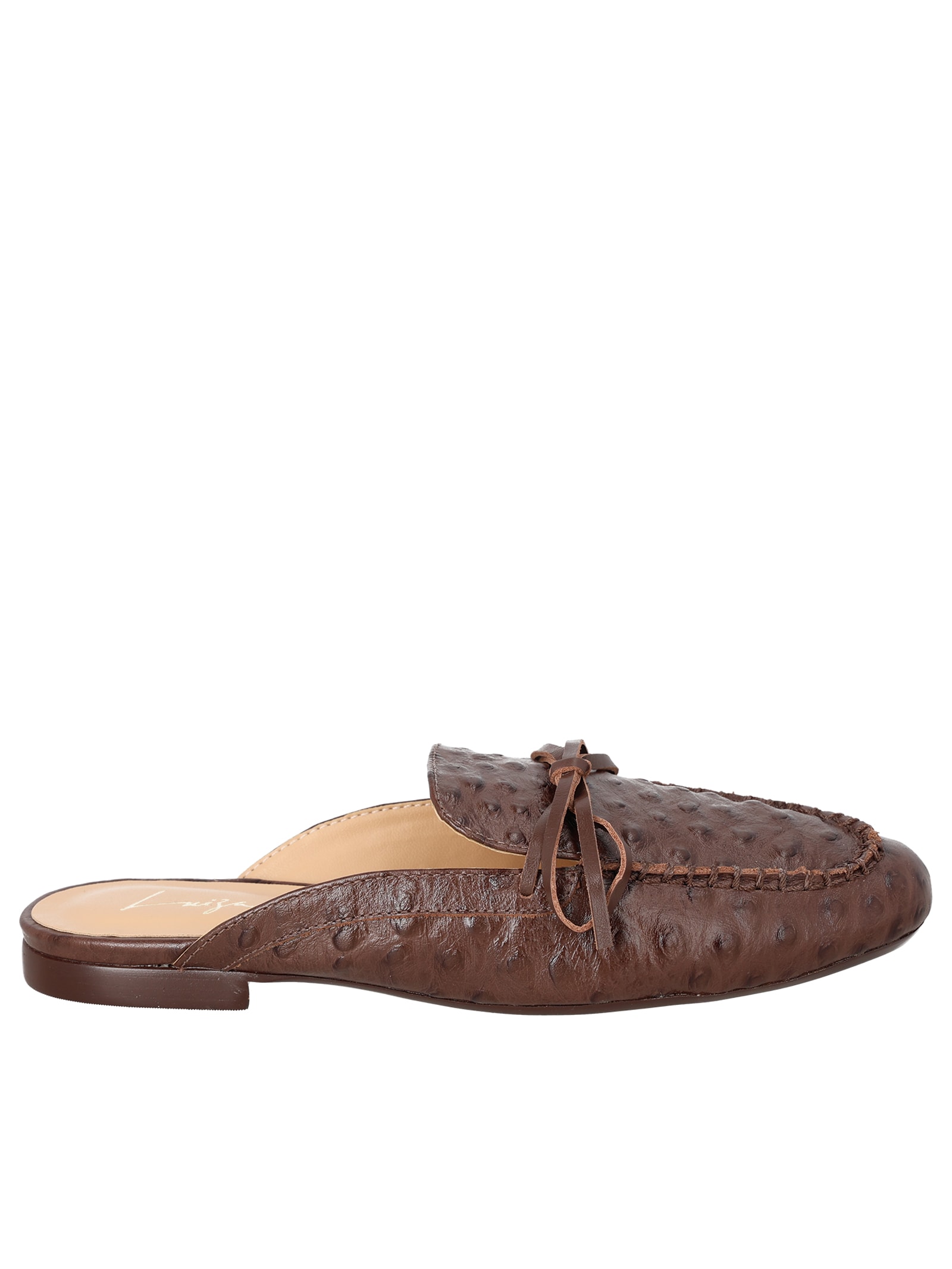 Mule Feminino Rasteiro Marrom Luiza Barcelos