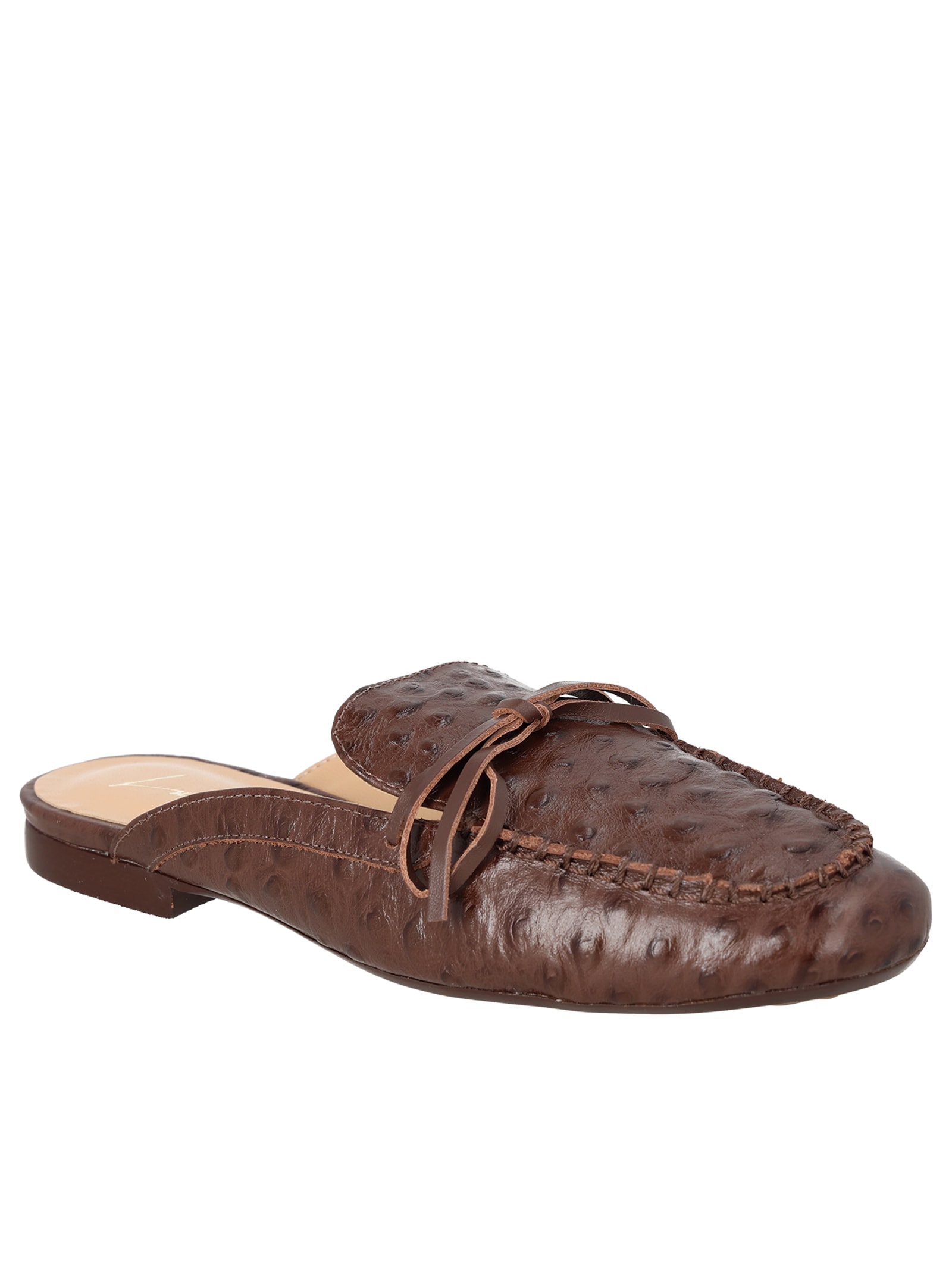 Mule Feminino Rasteiro Marrom Luiza Barcelos
