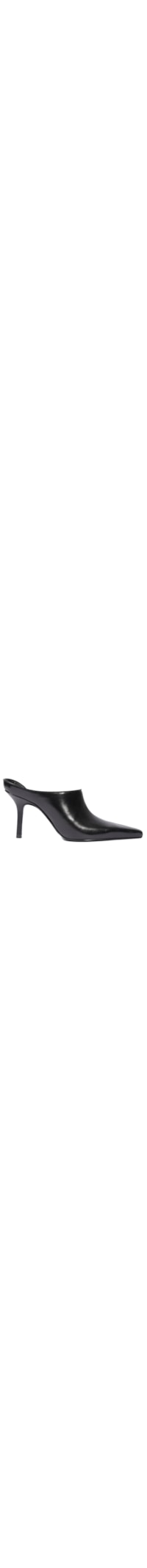 Mule Feminino Salto Alto Abby - Preto