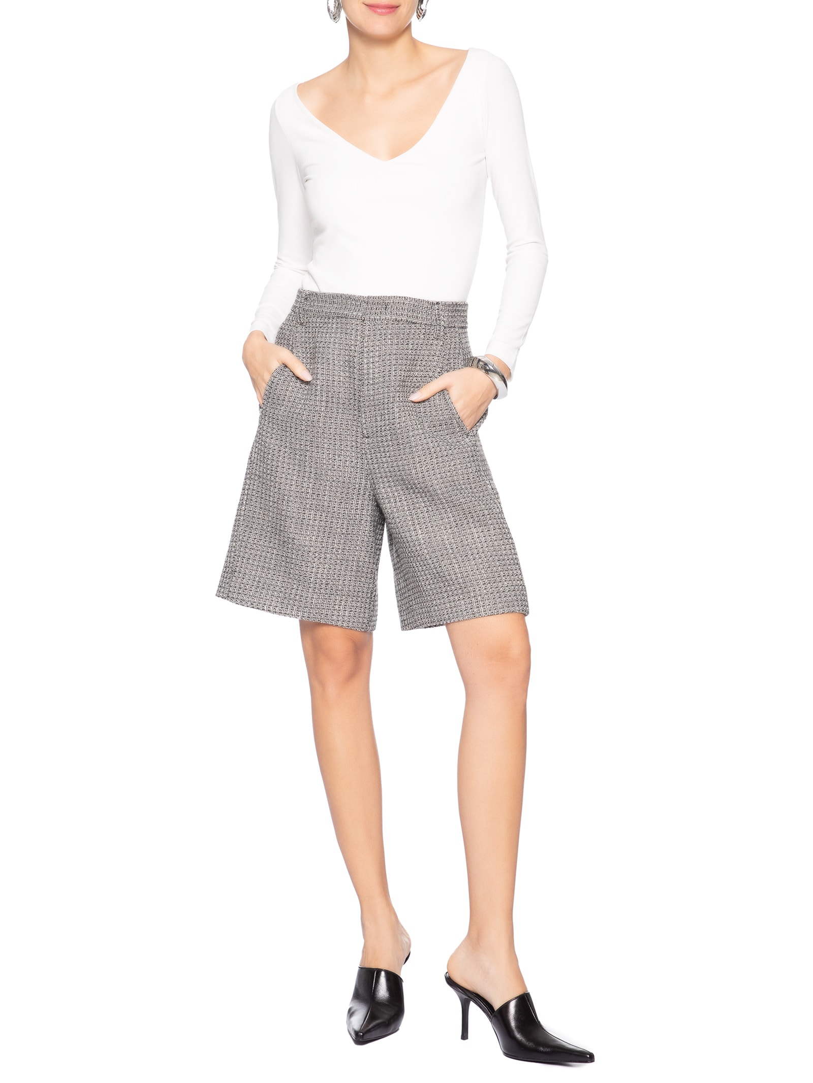 Mule Feminino Salto Alto Abby Preto Schutz