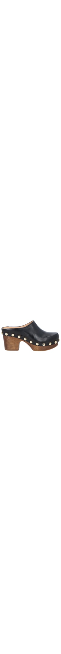 Mule Feminino Salto Médio Grease - Preto