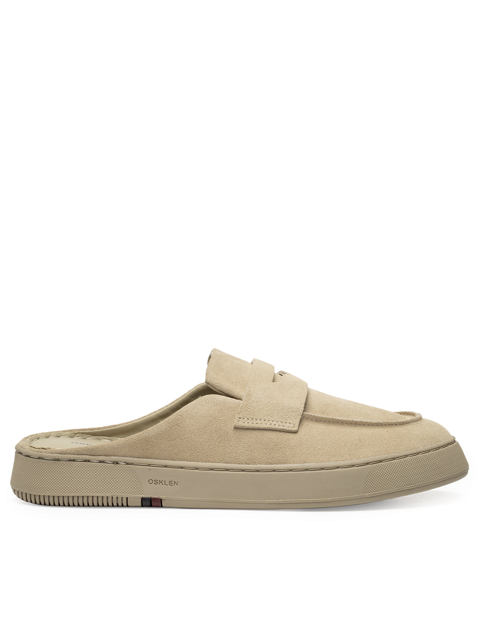 Mule Feminino Soho Slip On Camurça – Bege Osklen