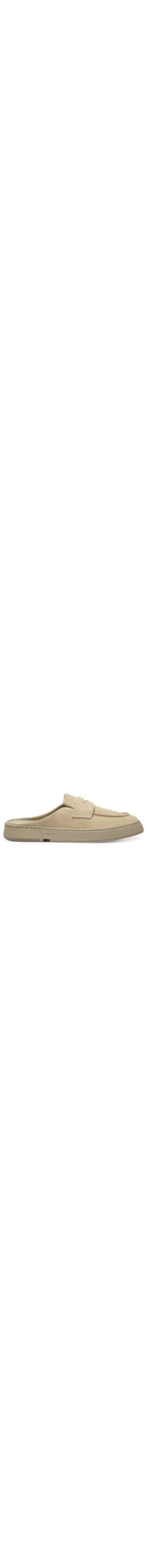 Mule Feminino Soho Slip On Camurça – Bege