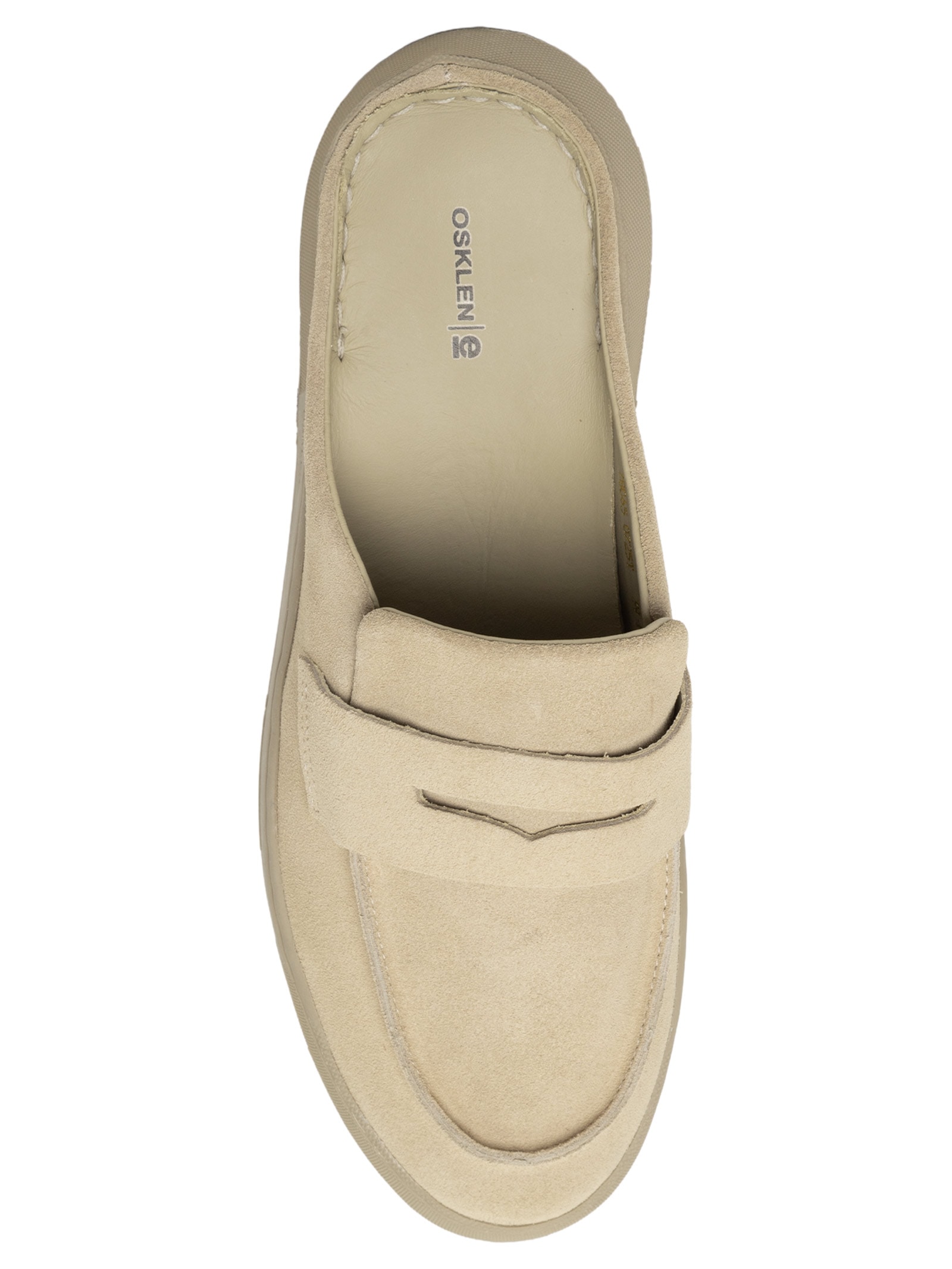 Mule Feminino Soho Slip On Camurça – Bege Osklen