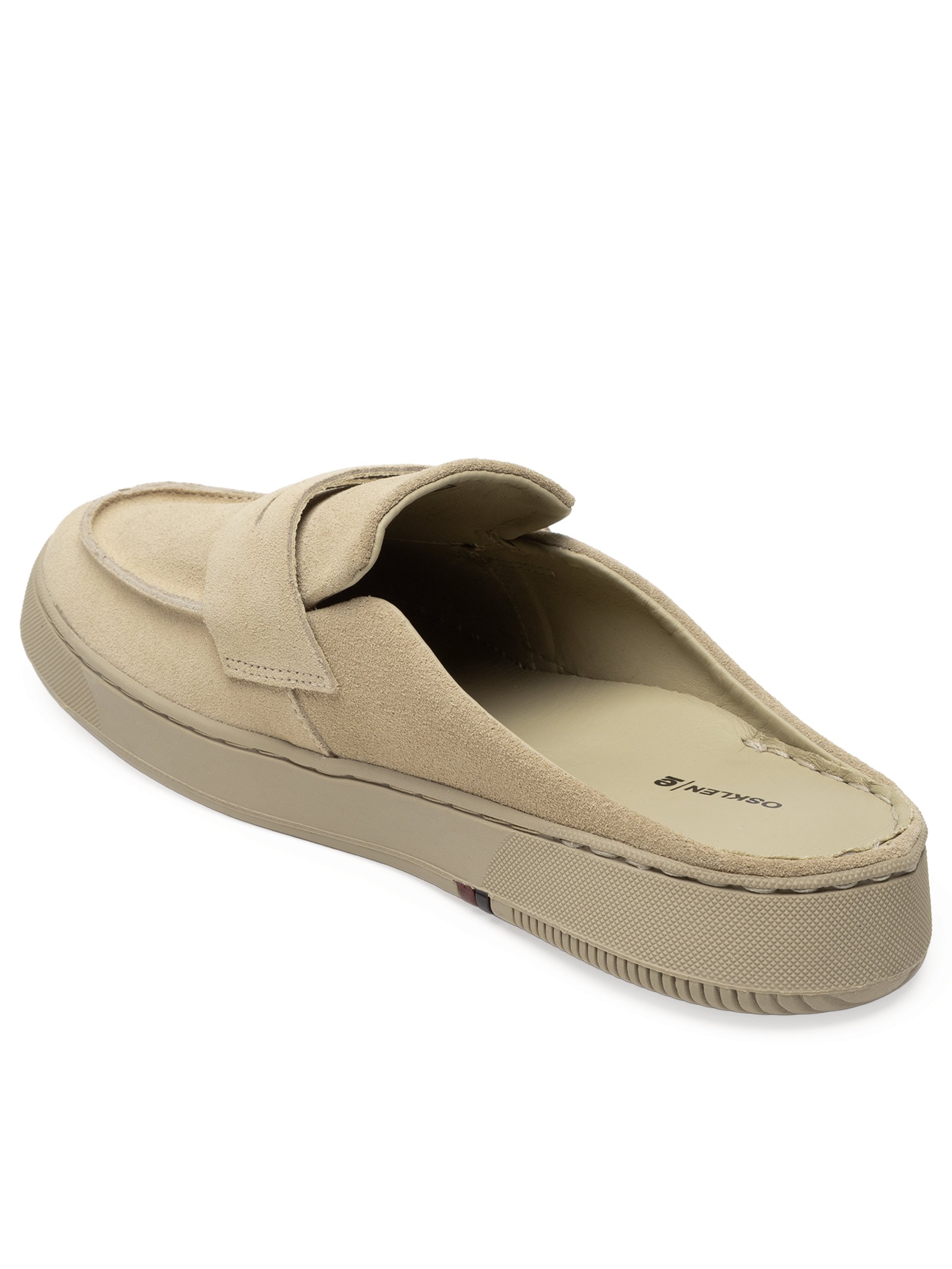 Mule Feminino Soho Slip On Camurça – Bege Osklen
