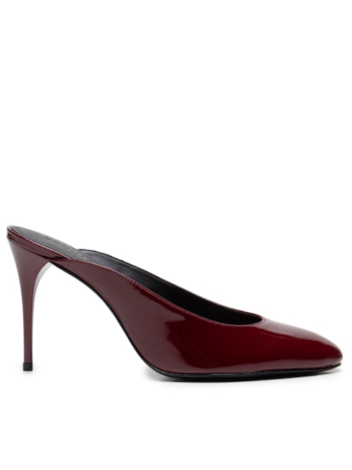 Mule Feminino Verniz – Vinho