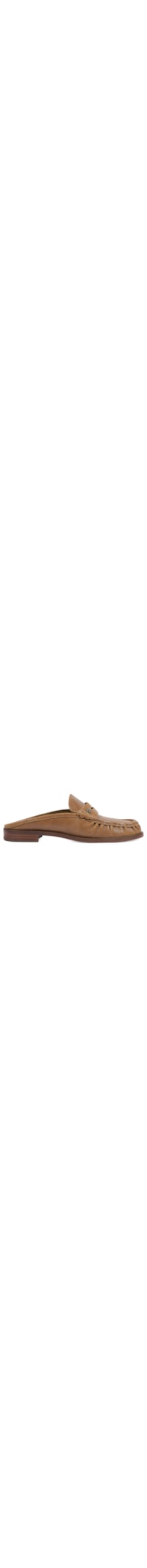 Mule Mocassim Feminino Tyche Couro - Marrom
