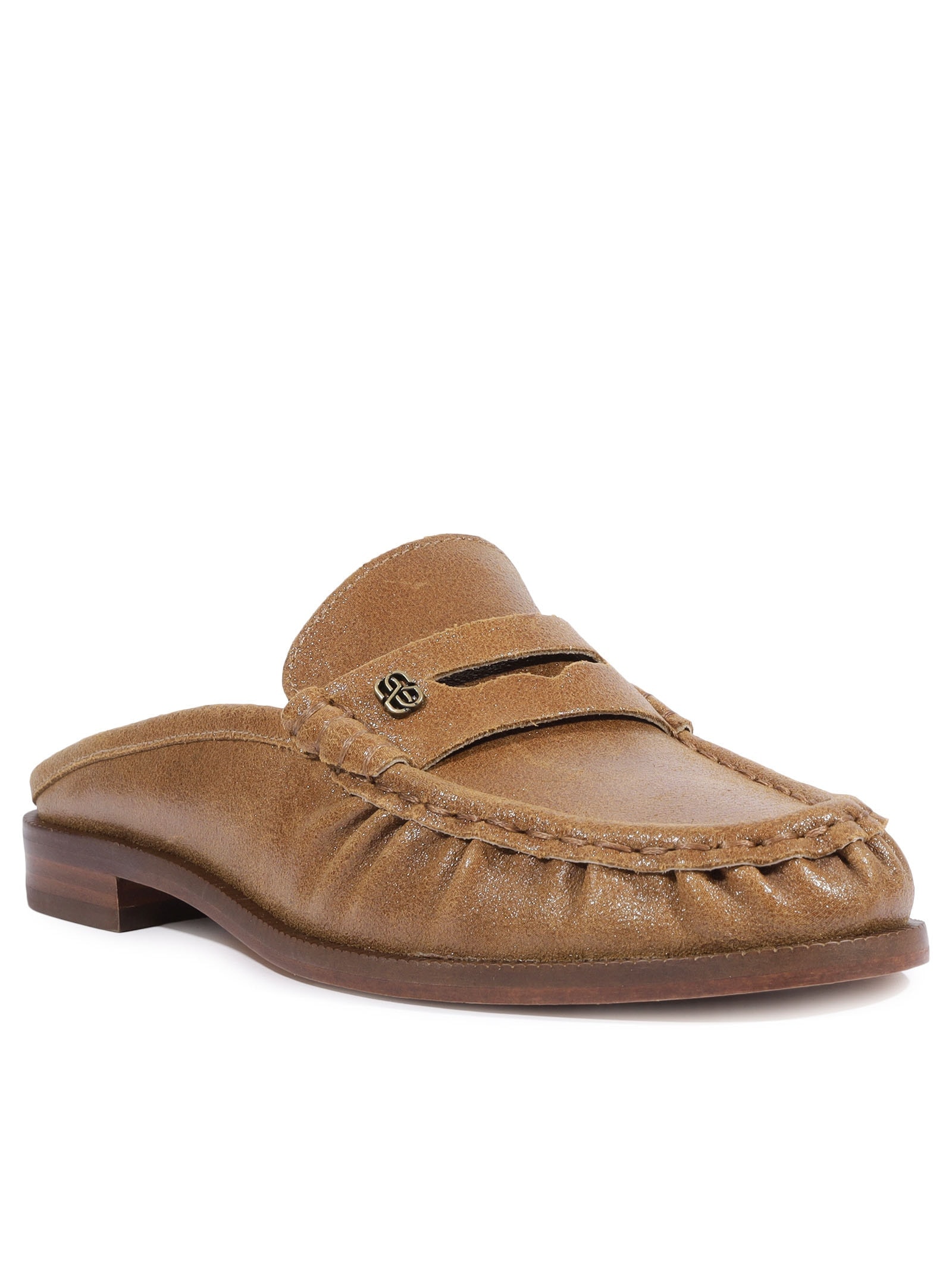 Mule Mocassim Feminino Tyche Couro Marrom Schutz