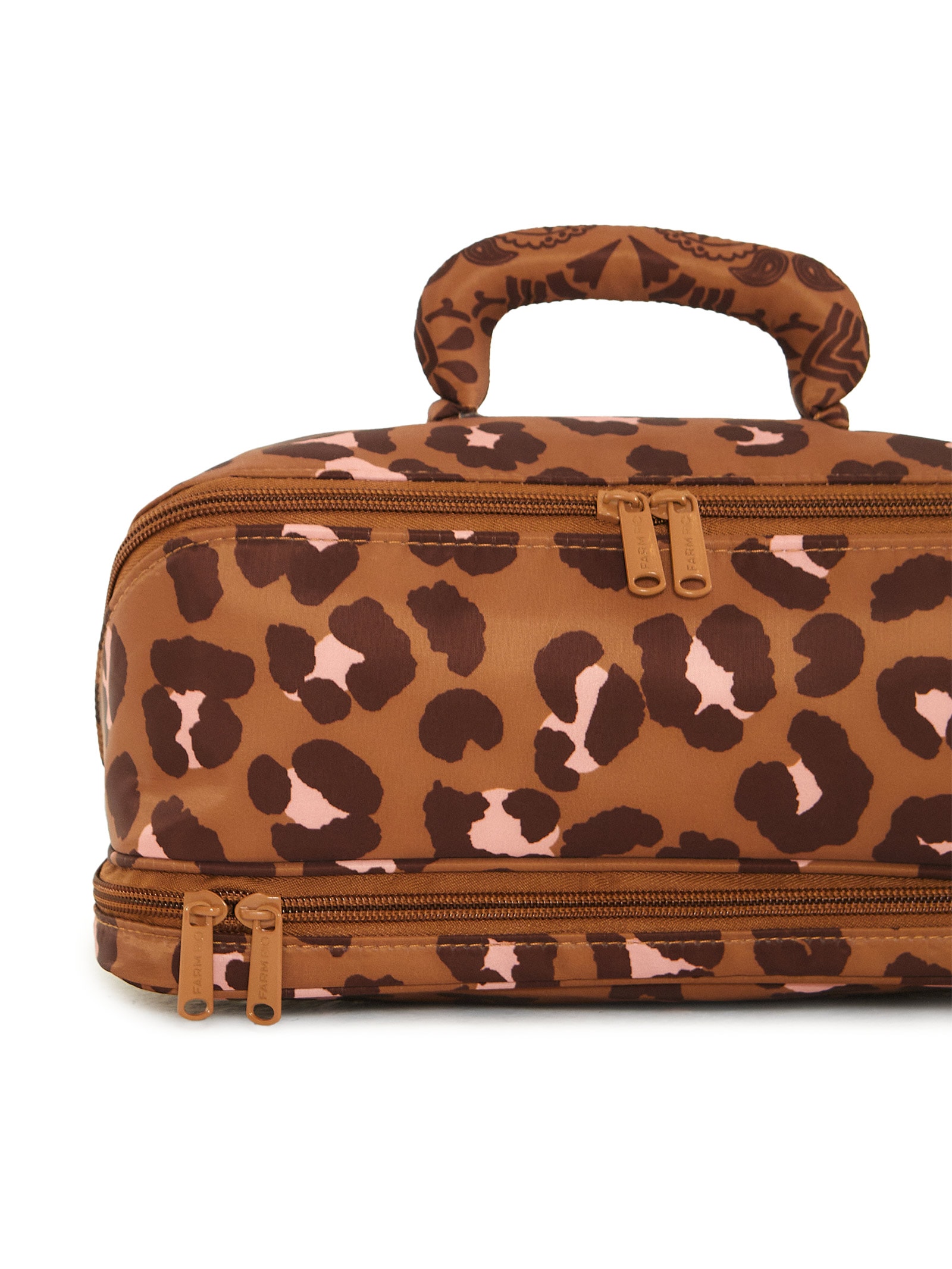 Necessaire Abertura Onça Bandana Animal Print Farm Etc