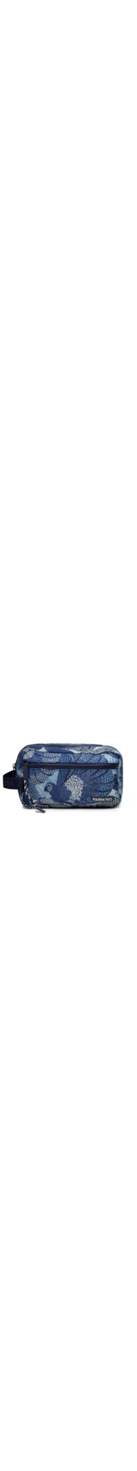 Necessaire Amô Dotted Macaws - Azul