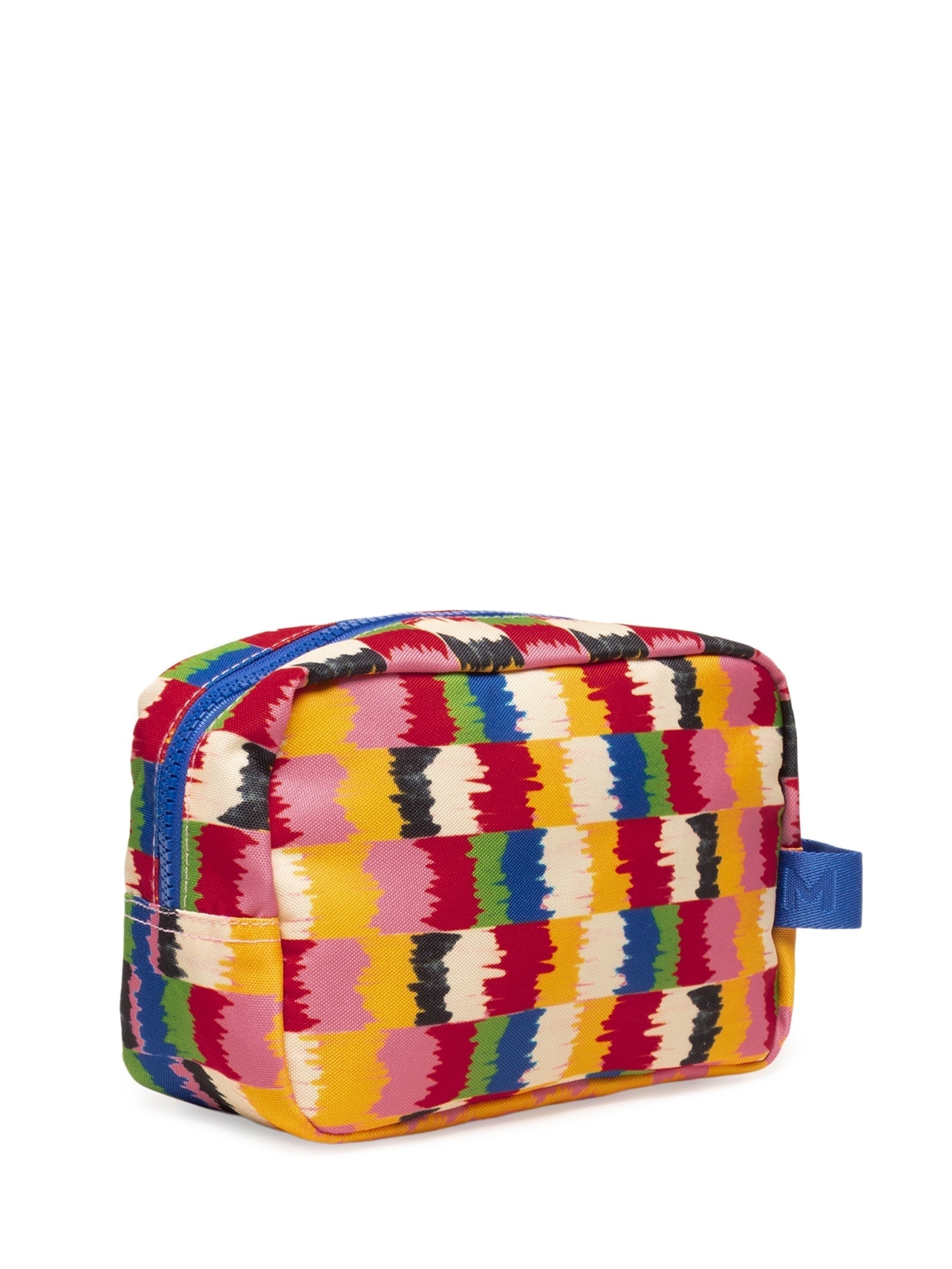 Necessaire Amo Quadriculado Bosque Pássaros Azul Farm Etc