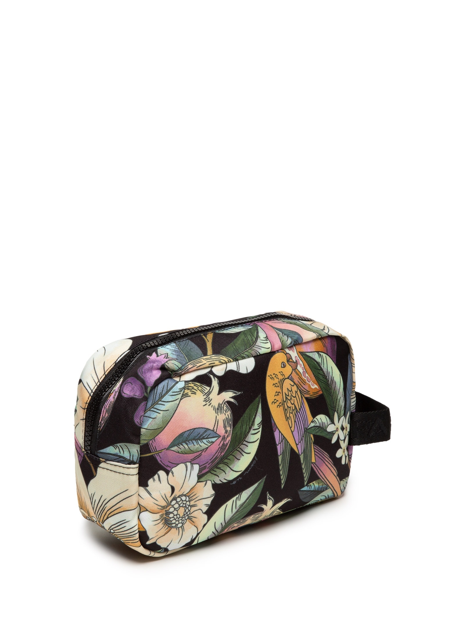 Necessaire Amô Romance Em Flor Preto Farm Etc