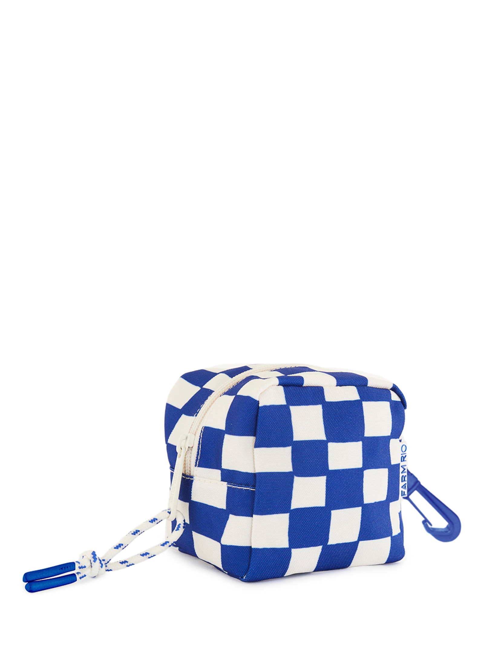 Necessaire Caçula Quadriculada Sonho Azul Azul Farm Etc
