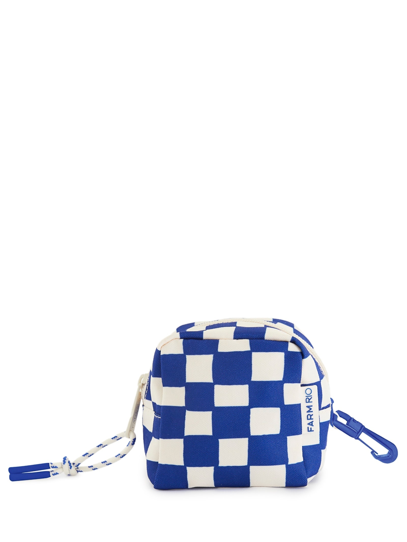 Necessaire Caçula Quadriculada Sonho Azul Azul Farm Etc