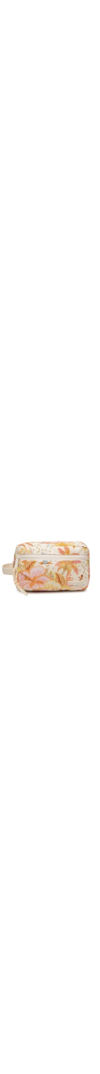 Necessaire Feminina Amô Ilha De Flor - Amarelo