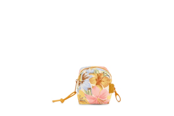 Necessaire Feminina Caçula Floral Bahia - Preto