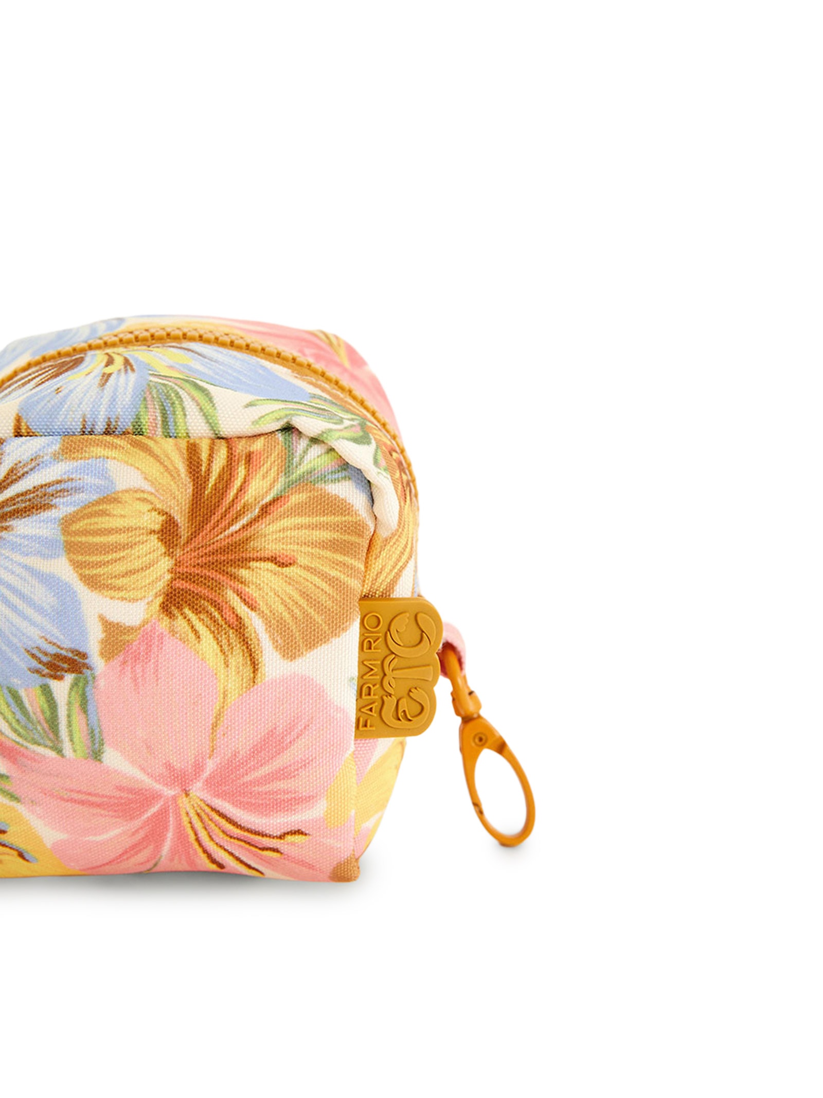 Necessaire Feminina Caçula Floral Bahia Preto Farm Etc