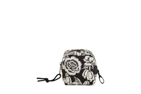 Necessaire Feminina Caçula Floral Caju - Preto