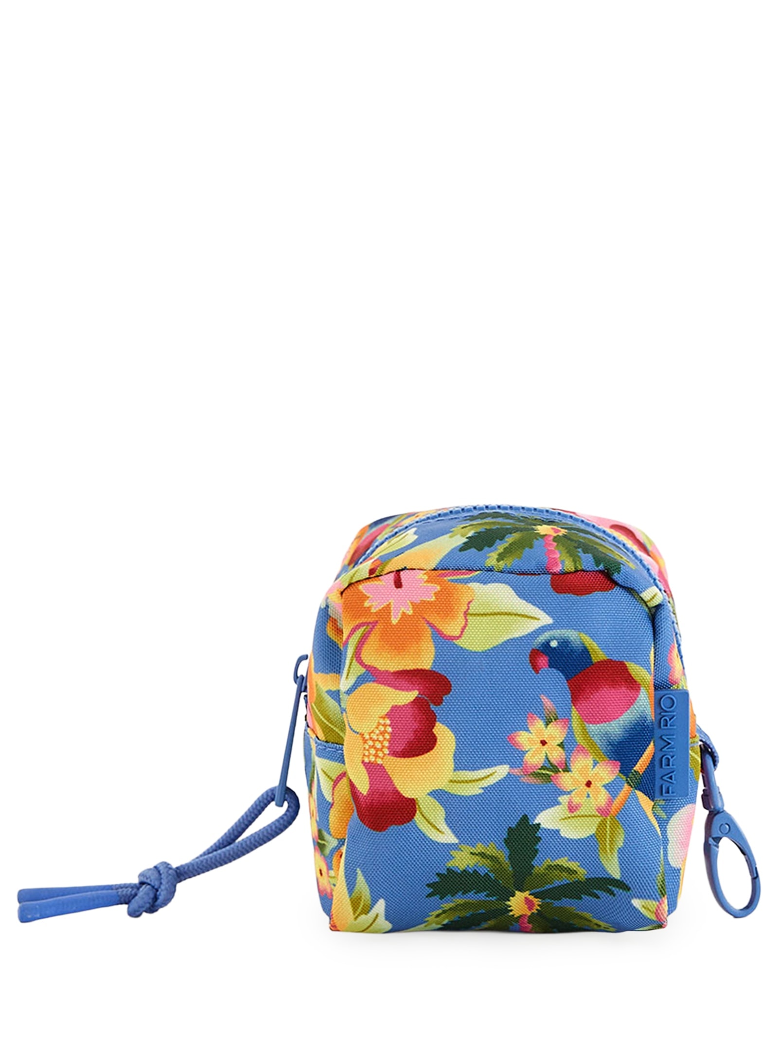 Necessaire Feminina Caçula Floral Havaiano Azul Farm Etc