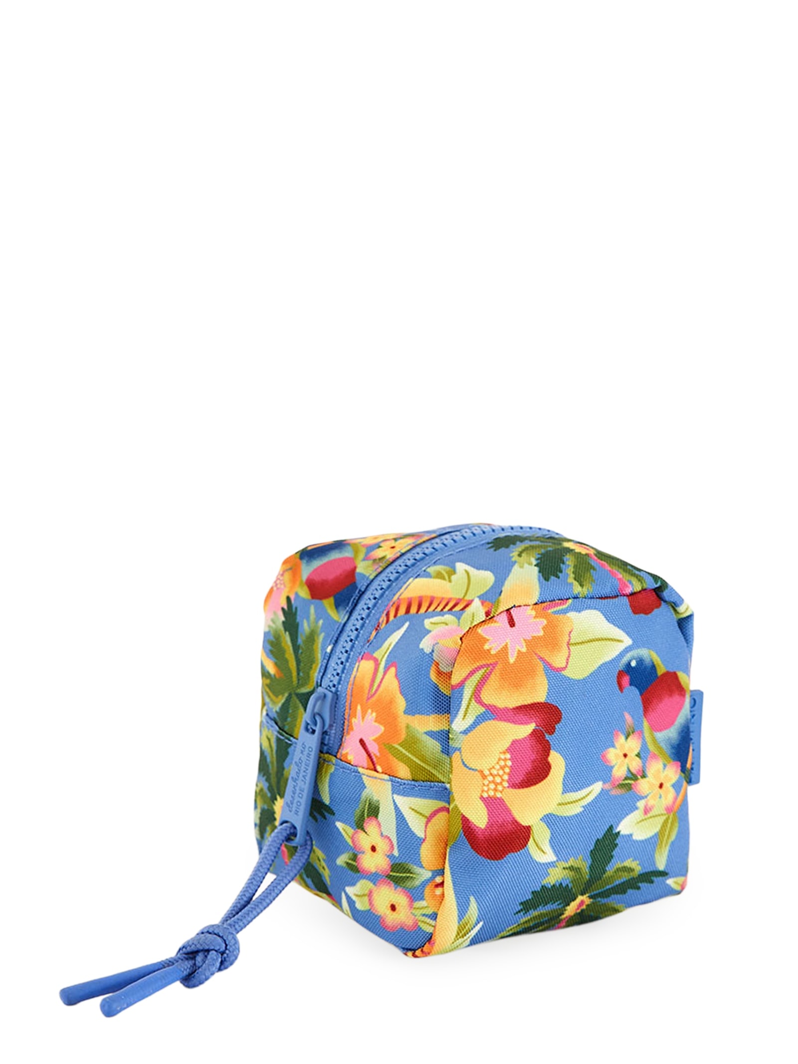 Necessaire Feminina Caçula Floral Havaiano Azul Farm Etc
