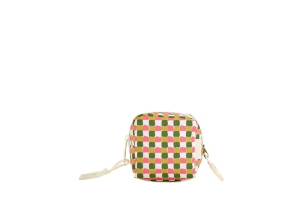 Necessaire Feminina Caçula Quadriculado - Verde