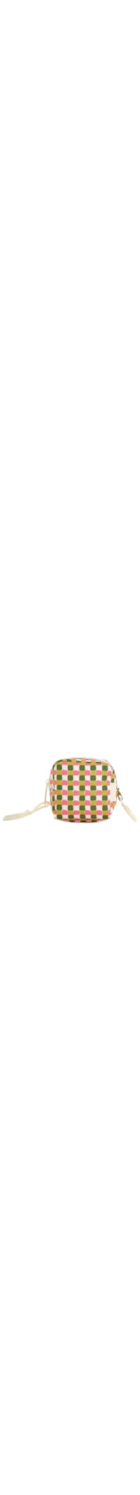 Necessaire Feminina Caçula Quadriculado - Verde